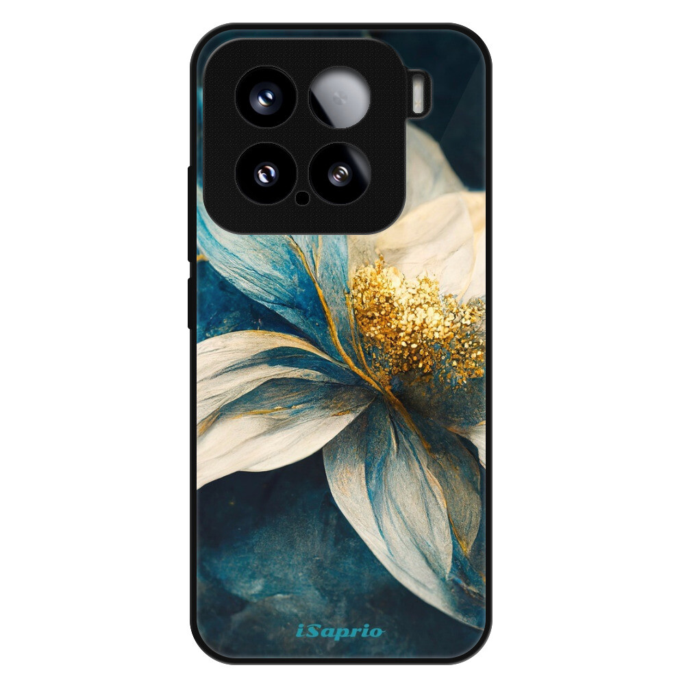 Lesklé puzdro Exclusive iSaprio - Blue Petals - Xiaomi 15