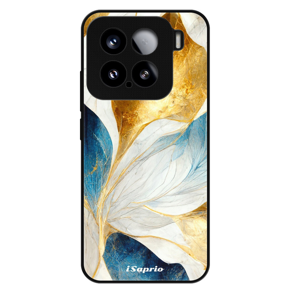 Lesklé puzdro Exclusive iSaprio - Blue Leaves - Xiaomi 15