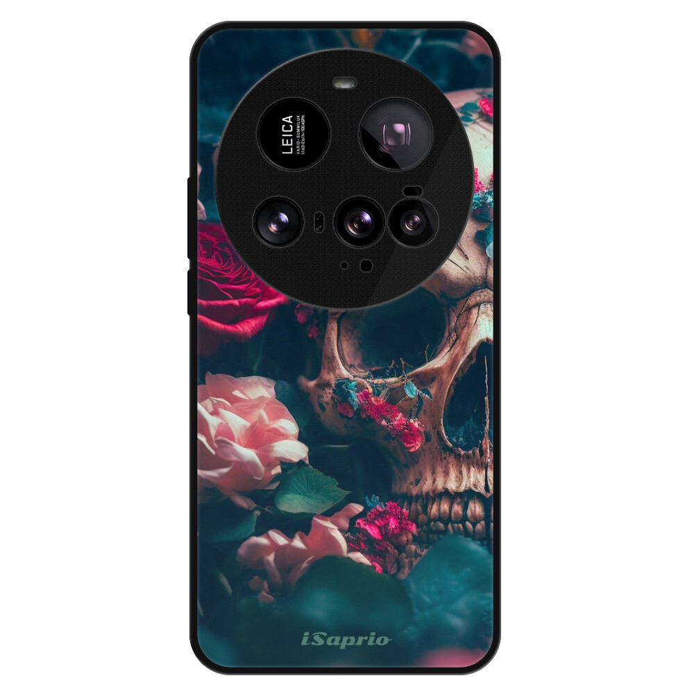 Lesklé puzdro Exclusive iSaprio - Skull in Roses - Xiaomi 15 Ultra