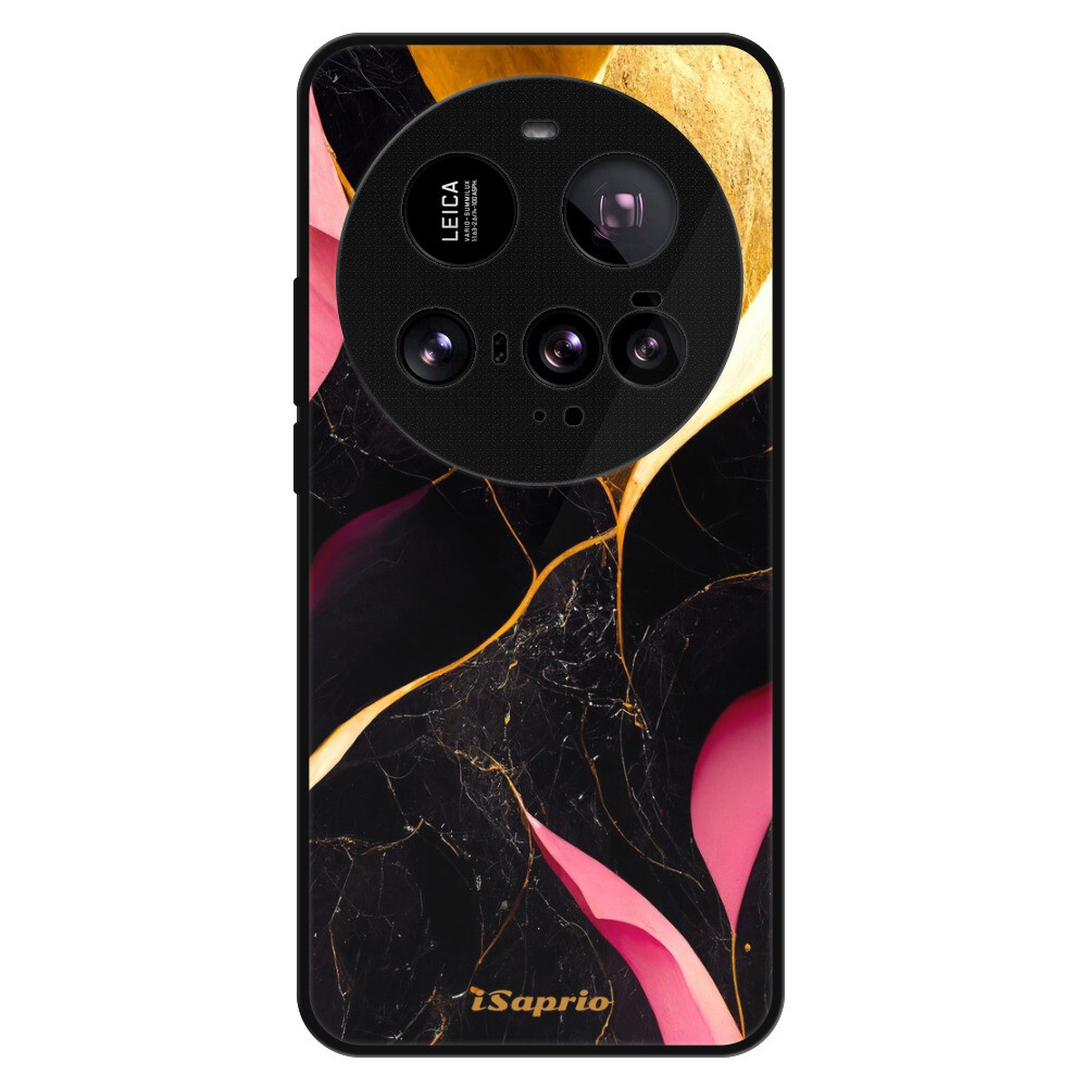 Lesklé puzdro Exclusive iSaprio - Gold Pink Marble - Xiaomi 15 Ultra