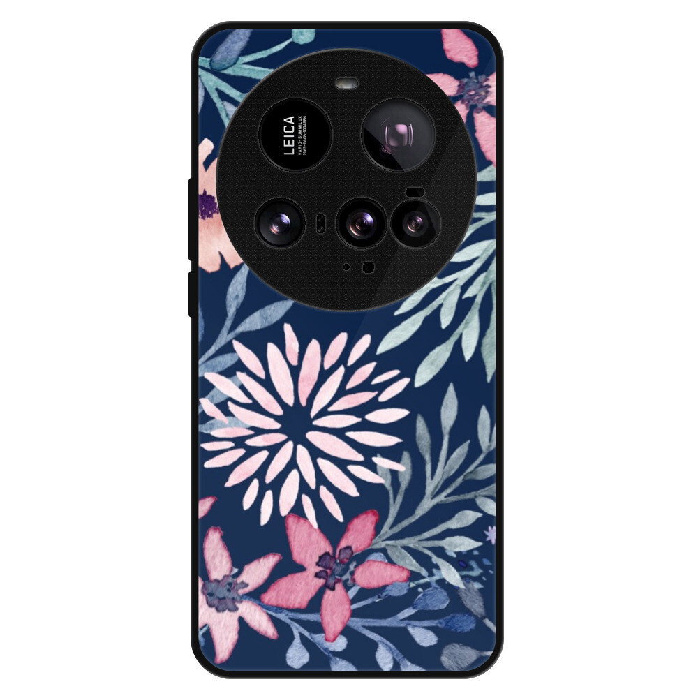 Lesklé puzdro Exclusive iSaprio - Leaves on Blue - Xiaomi 15 Ultra