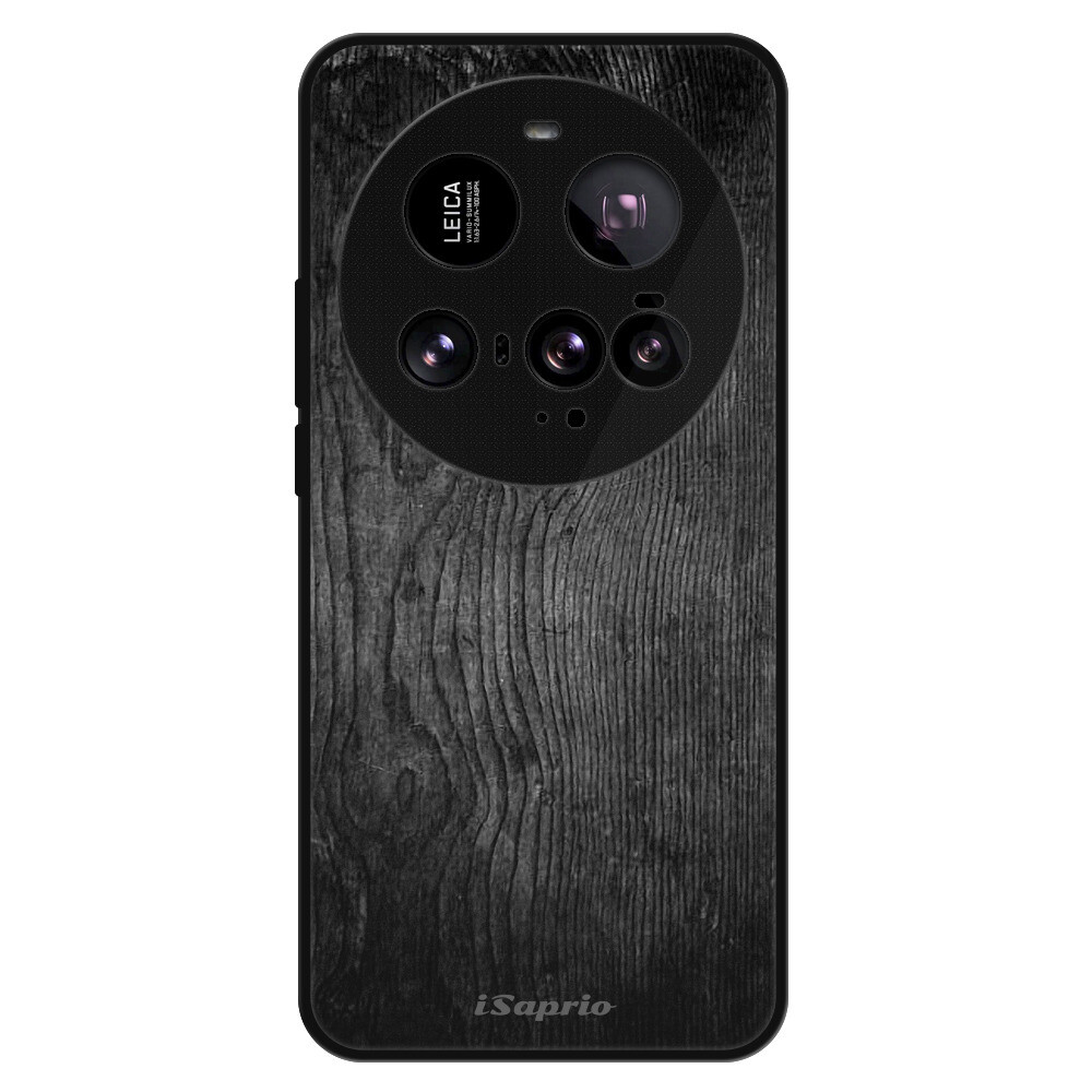 Lesklé puzdro Exclusive iSaprio - Black Wood 13 - Xiaomi 15 Ultra