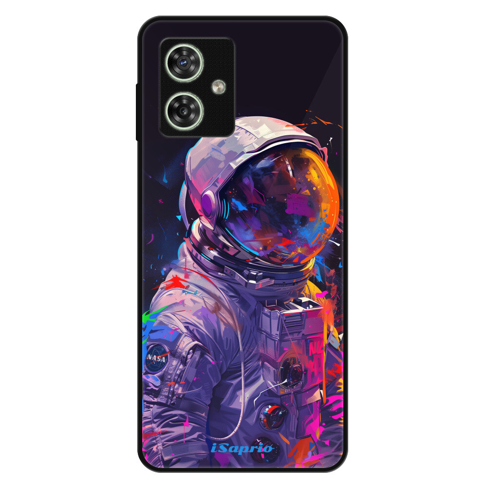 Lesklé puzdro Exclusive iSaprio - Neon Astronaut - Motorola Moto G54 5G / G54 5G Power Edition