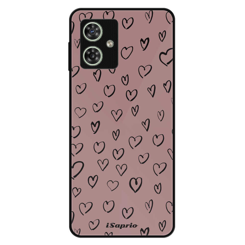 Lesklé puzdro Exclusive iSaprio - Heart Dark - Motorola Moto G54 5G / G54 5G Power Edition
