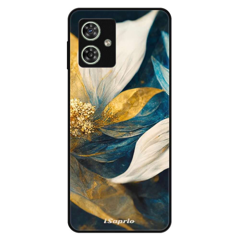 Lesklé puzdro Exclusive iSaprio - Gold Petals - Motorola Moto G54 5G / G54 5G Power Edition