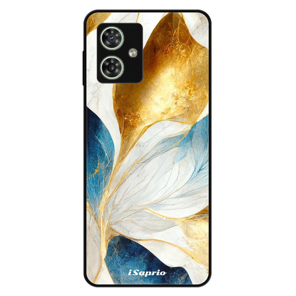Lesklé puzdro Exclusive iSaprio - Blue Leaves - Motorola Moto G54 5G / G54 5G Power Edition