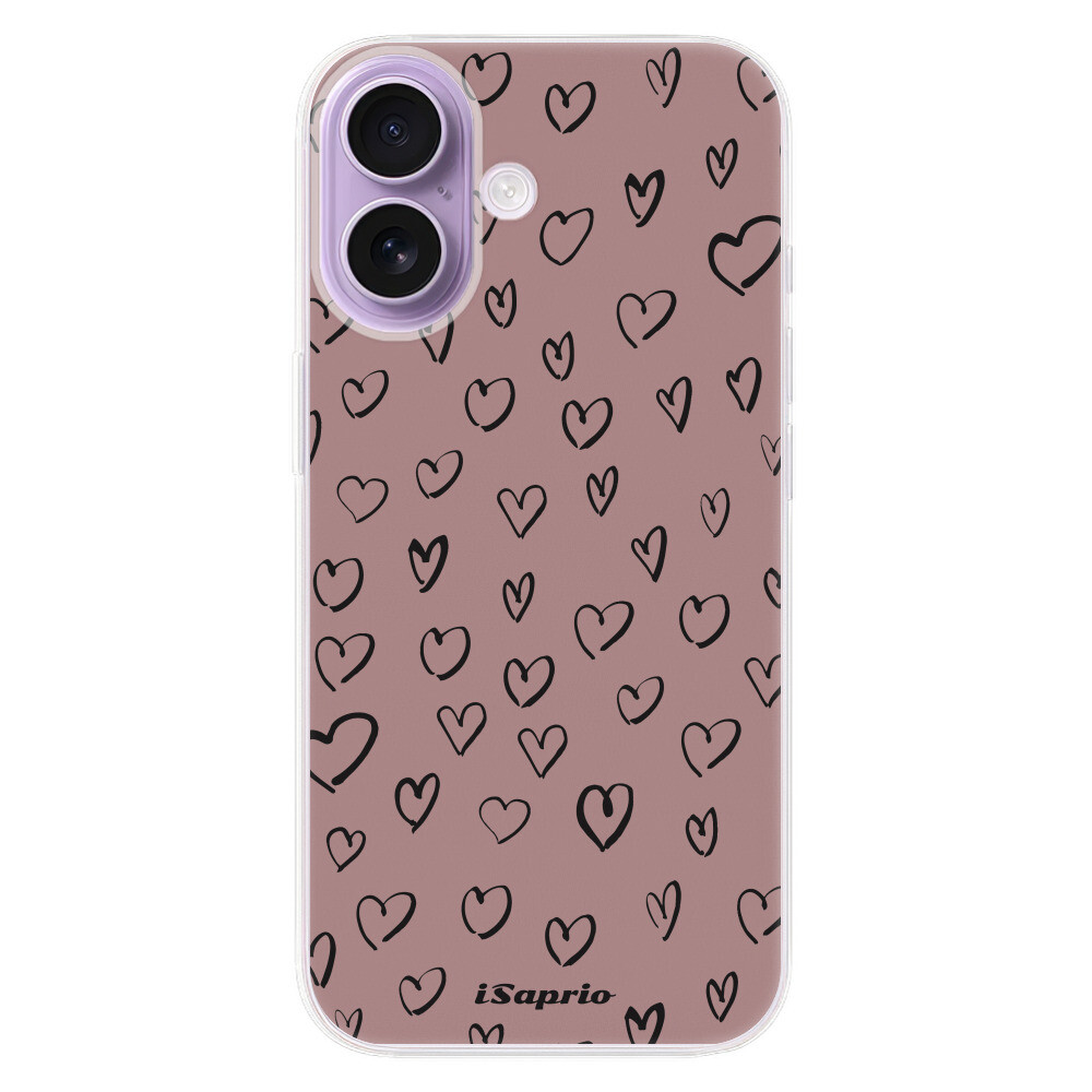 Odolné silikónové puzdro iSaprio - Heart Dark - iPhone 17