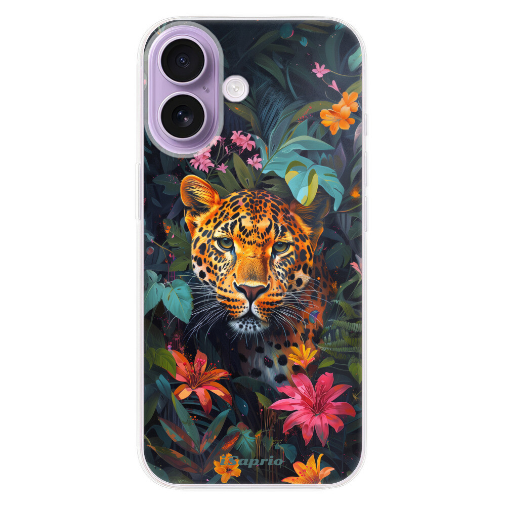 Odolné silikónové puzdro iSaprio - Flower Jaguar - iPhone 17