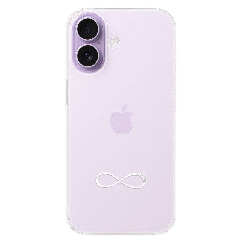 Odolné silikónové puzdro iSaprio - čiré - Infinity - iPhone 17