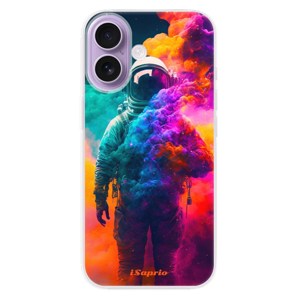 Odolné silikónové puzdro iSaprio - Astronaut in Colors - iPhone 17