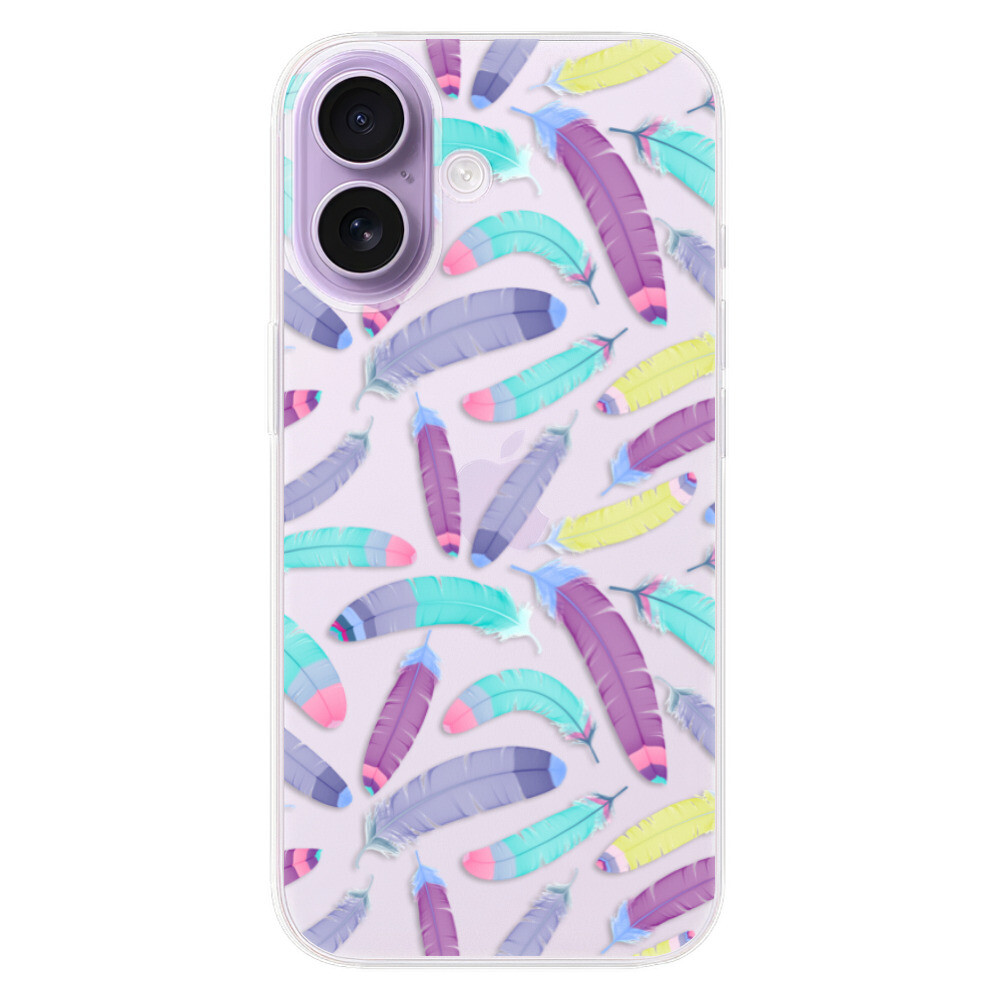 Odolné silikónové puzdro iSaprio - Feather Pattern 01 - iPhone 17