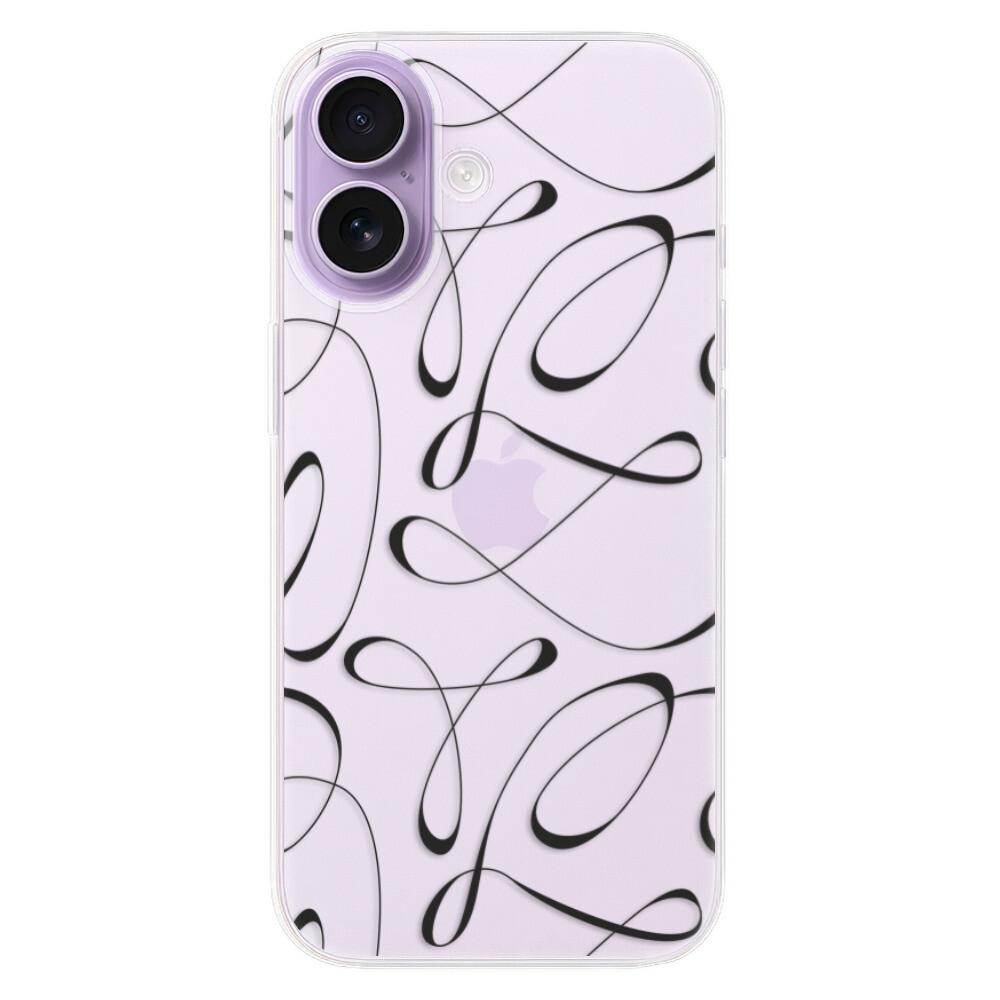 Odolné silikónové puzdro iSaprio - Fancy - black - iPhone 17