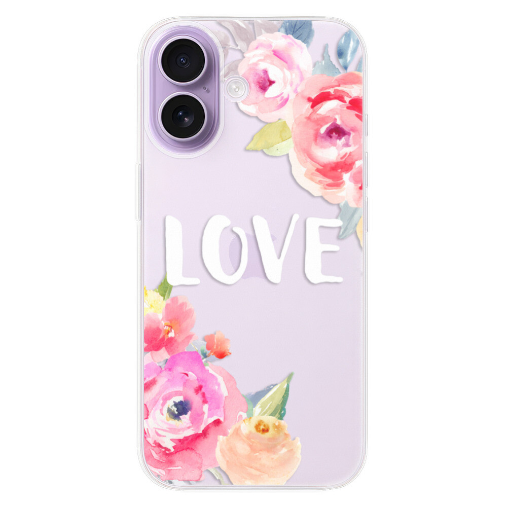 Odolné silikónové puzdro iSaprio - Love - iPhone 17