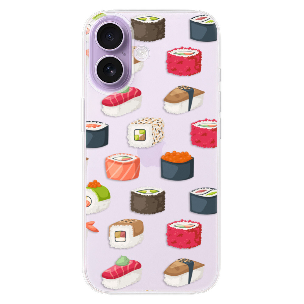Odolné silikónové puzdro iSaprio - Sushi Pattern - iPhone 17