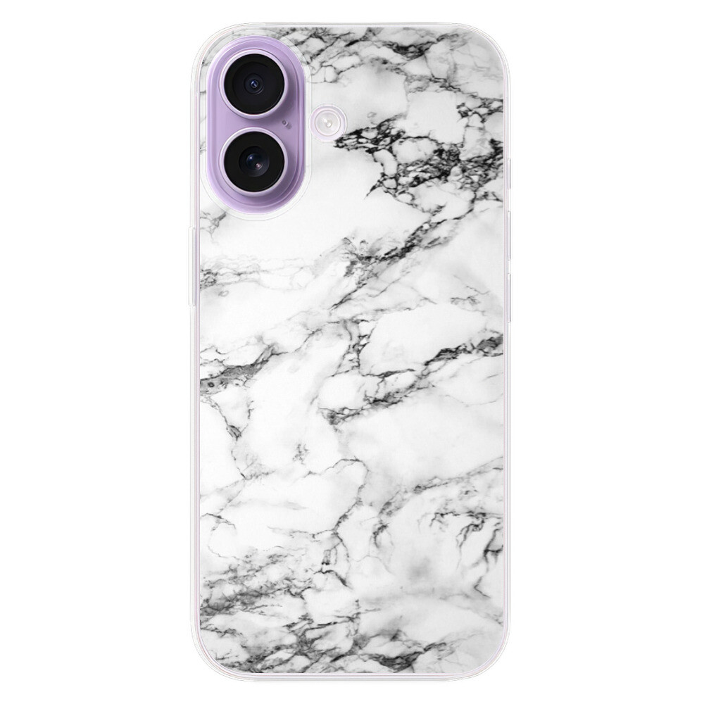 Odolné silikónové puzdro iSaprio - White Marble 01 - iPhone 17