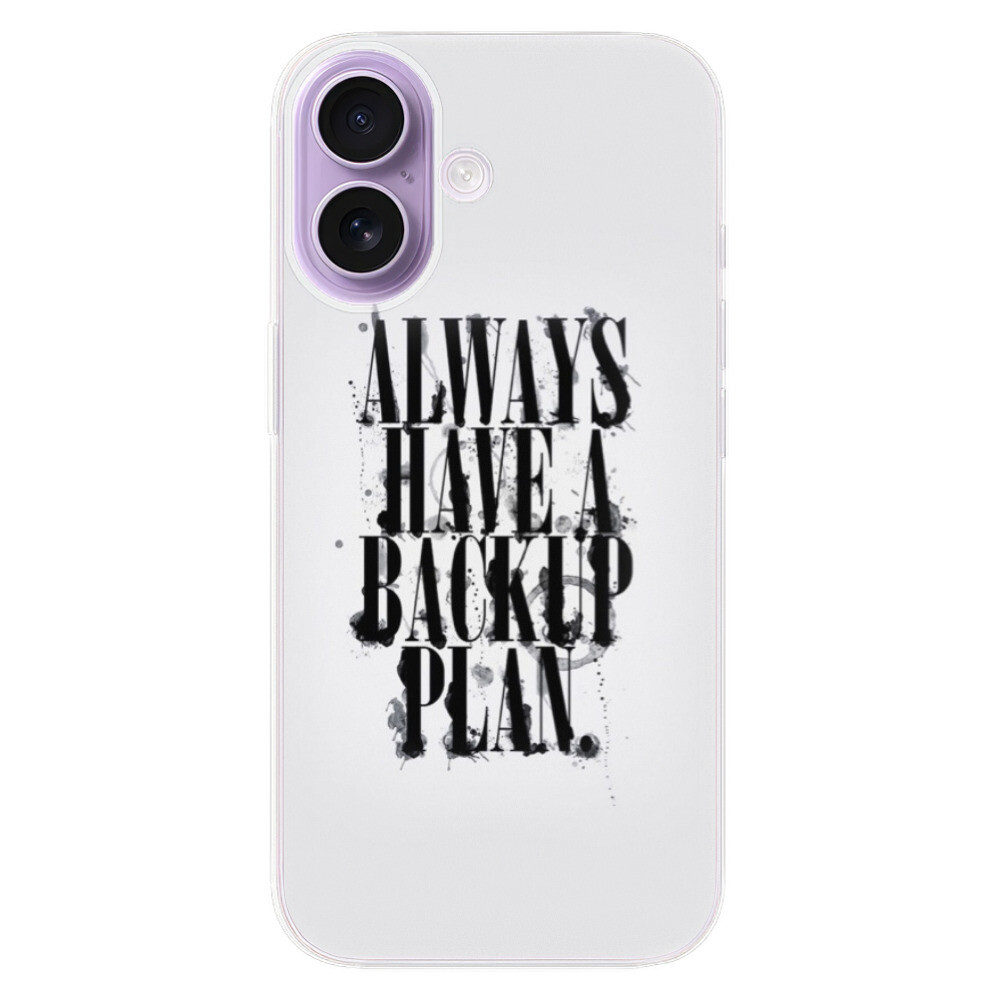 Odolné silikónové puzdro iSaprio - Backup Plan - iPhone 17