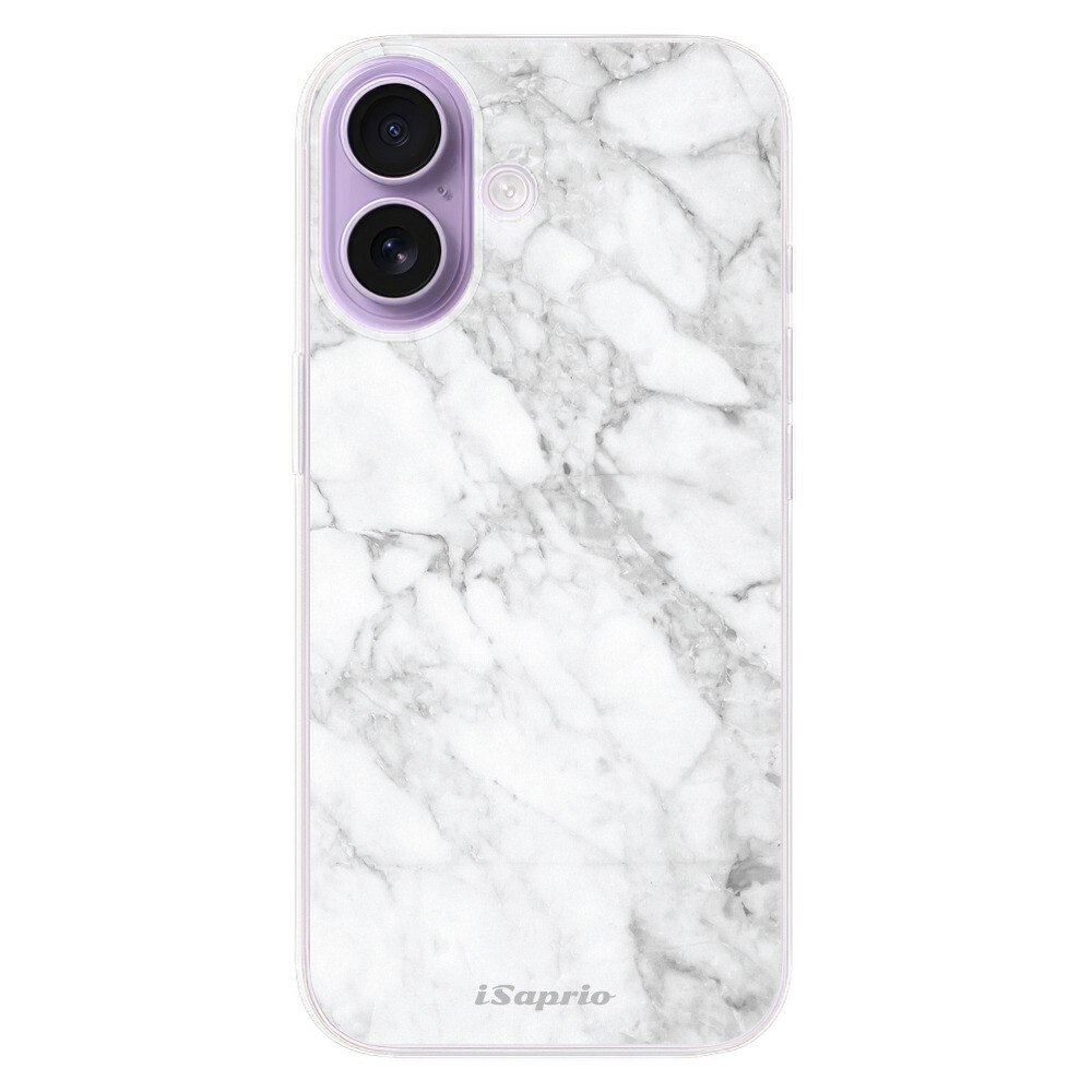 Odolné silikónové puzdro iSaprio - SilverMarble 14 - iPhone 17