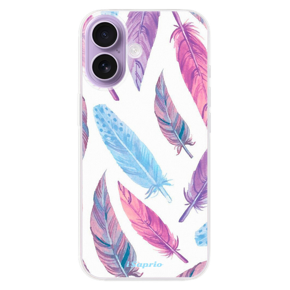 Odolné silikónové puzdro iSaprio - Feather Pattern 10 - iPhone 17