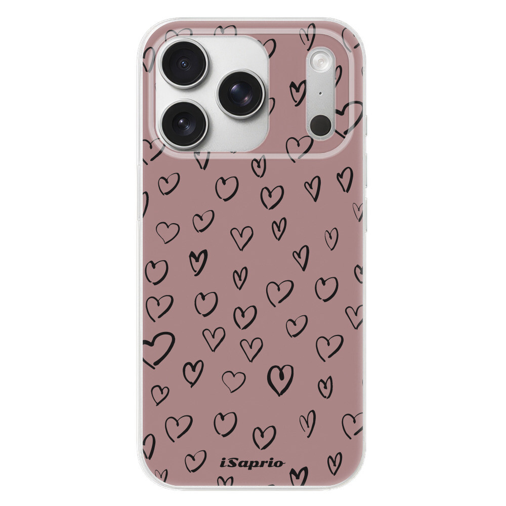 Odolné silikónové puzdro iSaprio - Heart Dark - iPhone 17 Pro