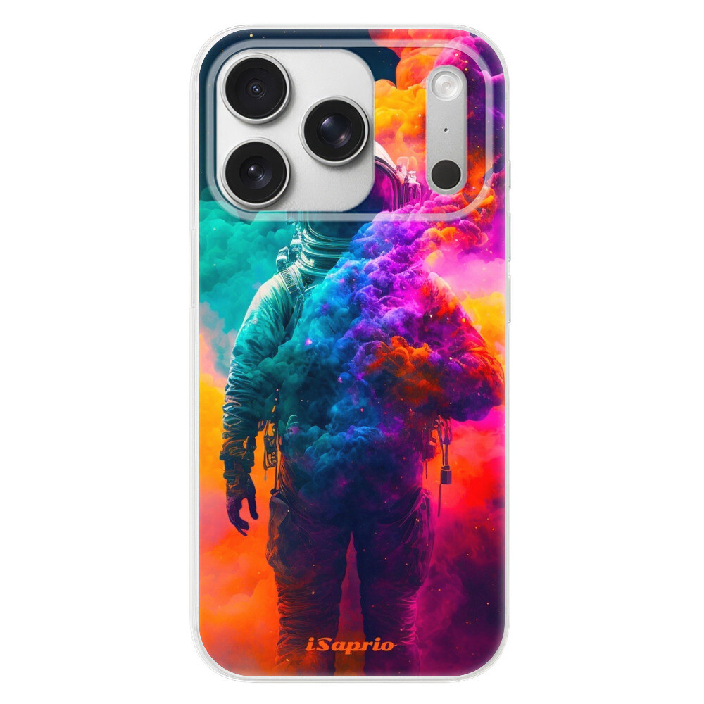 Odolné silikónové puzdro iSaprio - Astronaut in Colors - iPhone 17 Pro