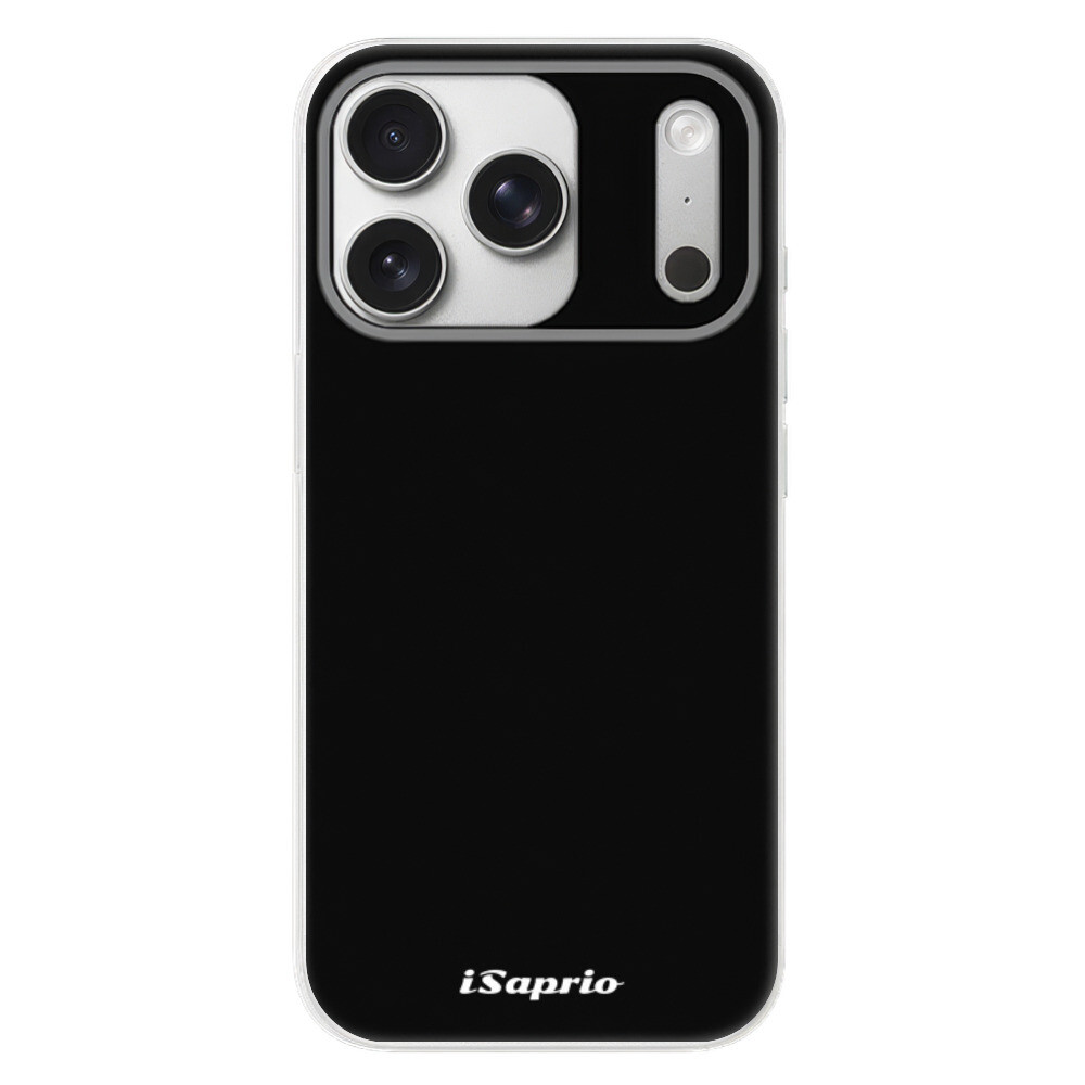 Odolné silikónové puzdro iSaprio - 4Pure - černý - iPhone 17 Pro
