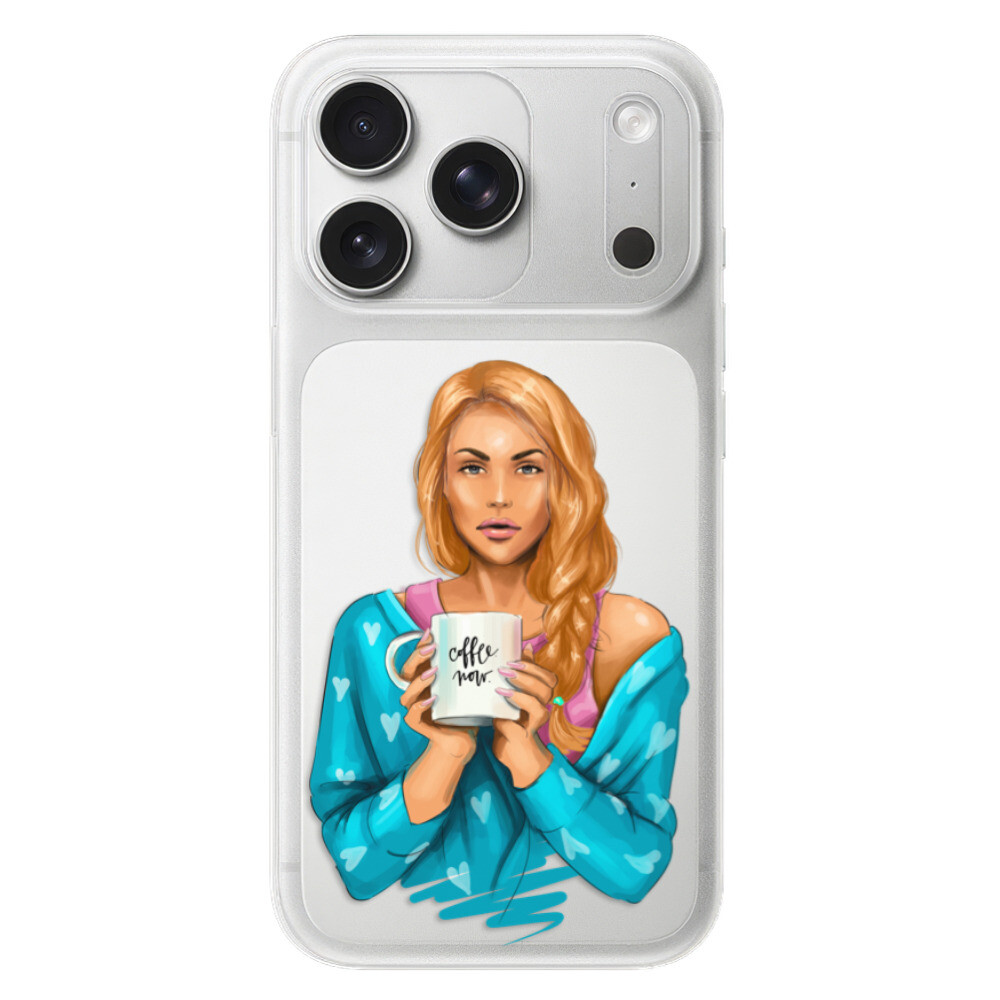 Odolné silikónové puzdro iSaprio - Coffe Now - Redhead - iPhone 17 Pro