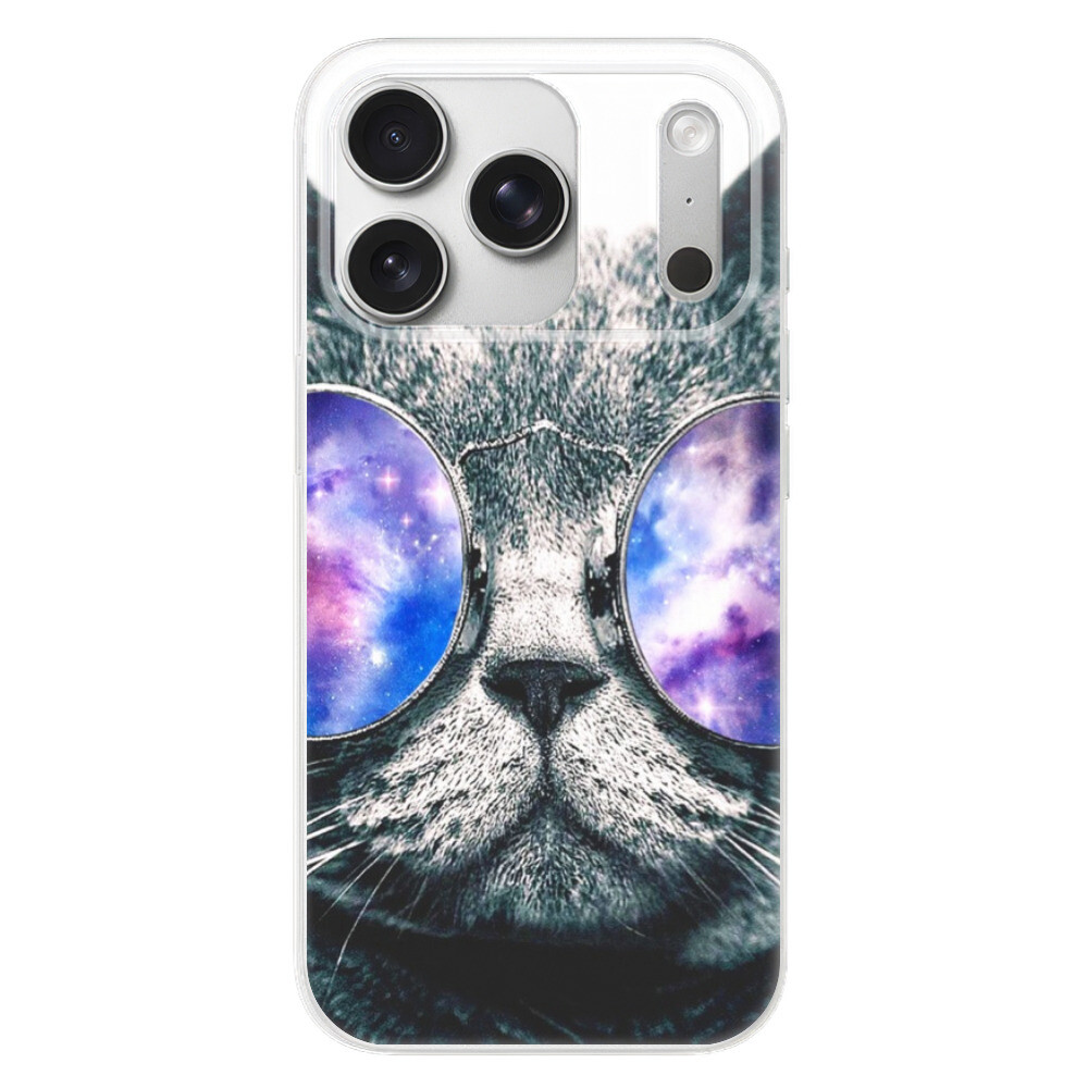 Odolné silikónové puzdro iSaprio - Galaxy Cat - iPhone 17 Pro
