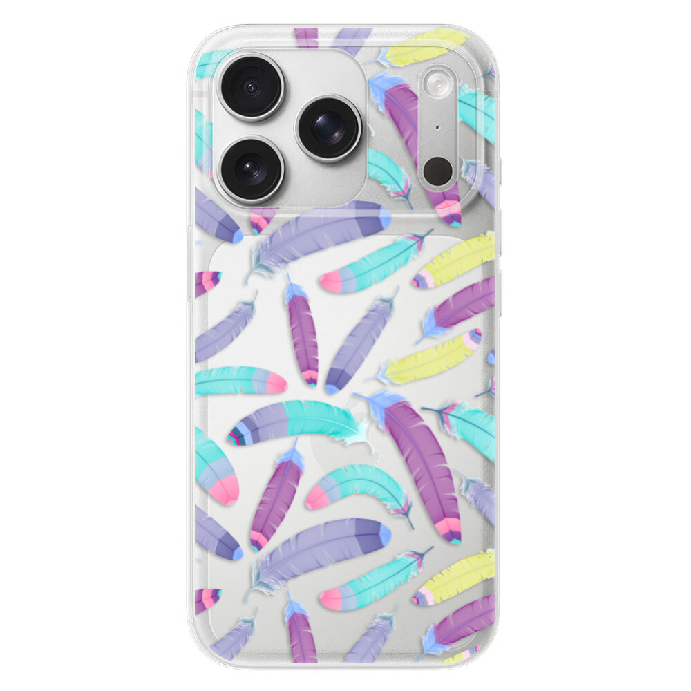 Odolné silikónové puzdro iSaprio - Feather Pattern 01 - iPhone 17 Pro