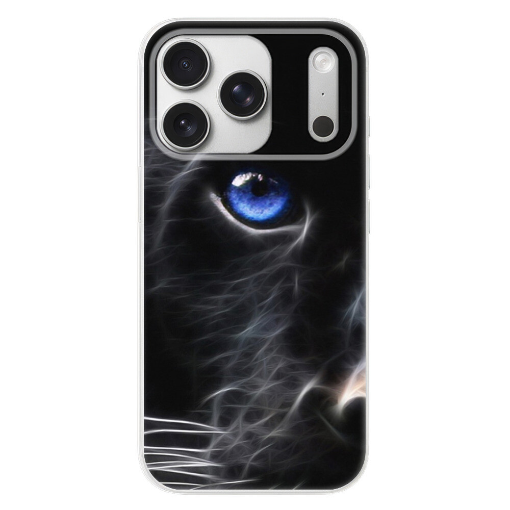 Odolné silikónové puzdro iSaprio - Black Puma - iPhone 17 Pro