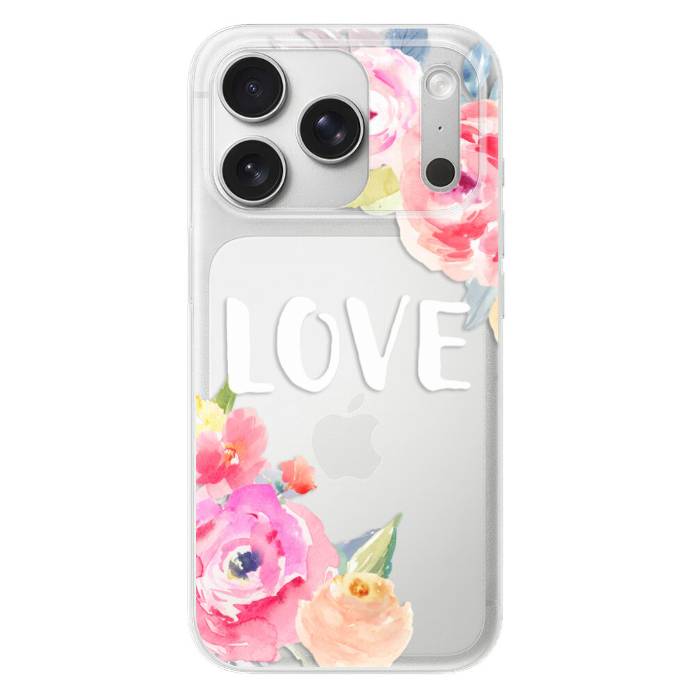 Odolné silikónové puzdro iSaprio - Love - iPhone 17 Pro
