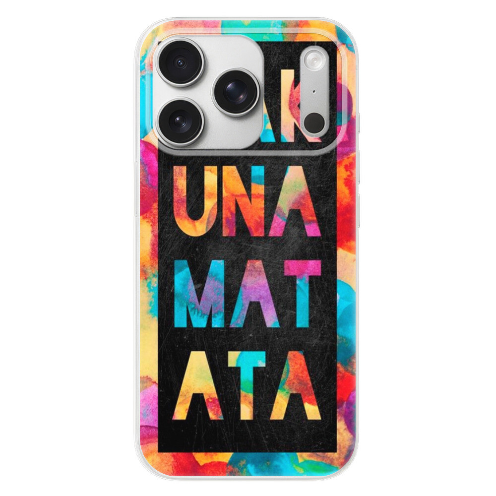 Odolné silikónové puzdro iSaprio - Hakuna Matata 01 - iPhone 17 Pro