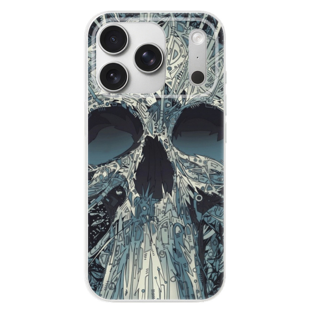 Odolné silikónové puzdro iSaprio - Abstract Skull - iPhone 17 Pro
