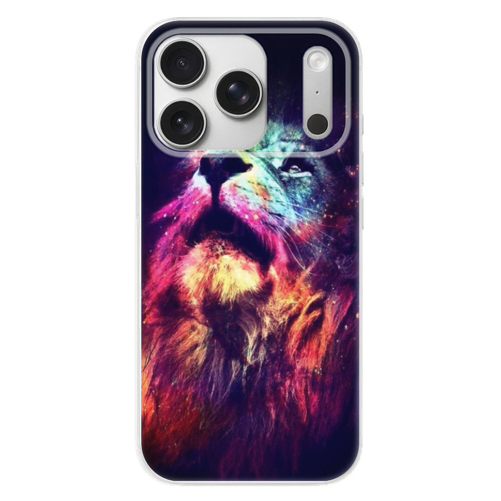 Odolné silikónové puzdro iSaprio - Lion in Colors - iPhone 17 Pro