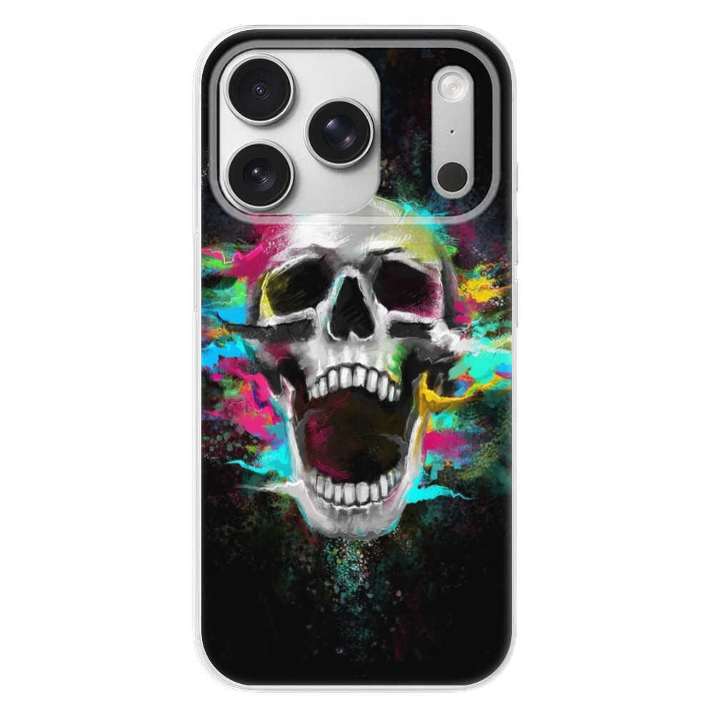Odolné silikónové puzdro iSaprio - Skull in Colors - iPhone 17 Pro