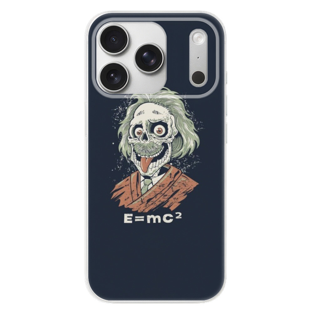 Odolné silikónové puzdro iSaprio - Einstein 01 - iPhone 17 Pro