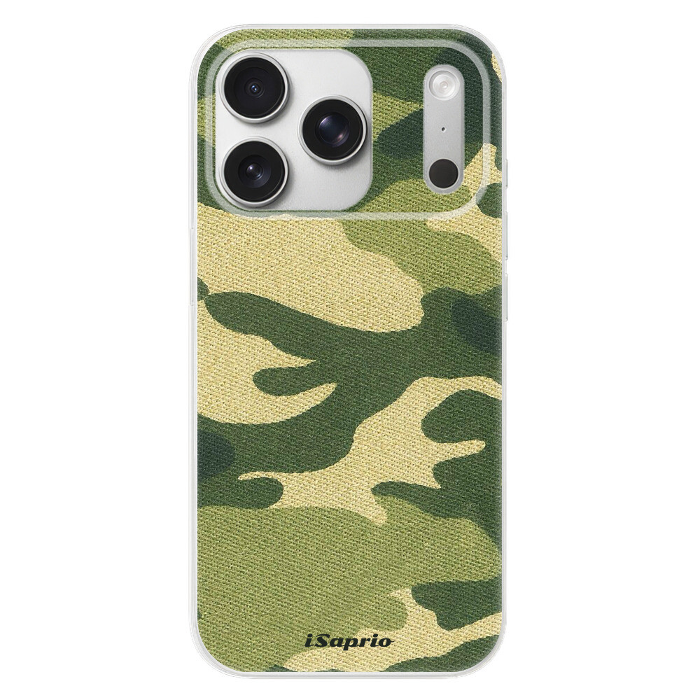 Odolné silikónové puzdro iSaprio - Green Camuflage 01 - iPhone 17 Pro