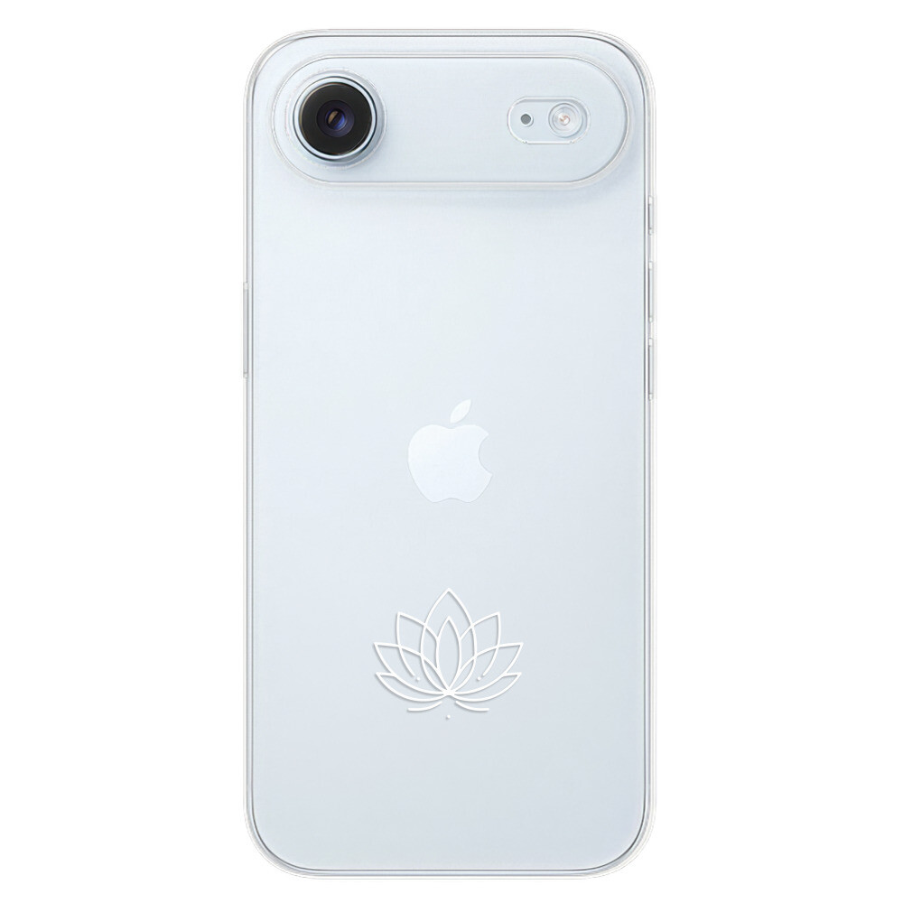 Odolné silikónové puzdro iSaprio - čiré - Lotos - iPhone 17 Air