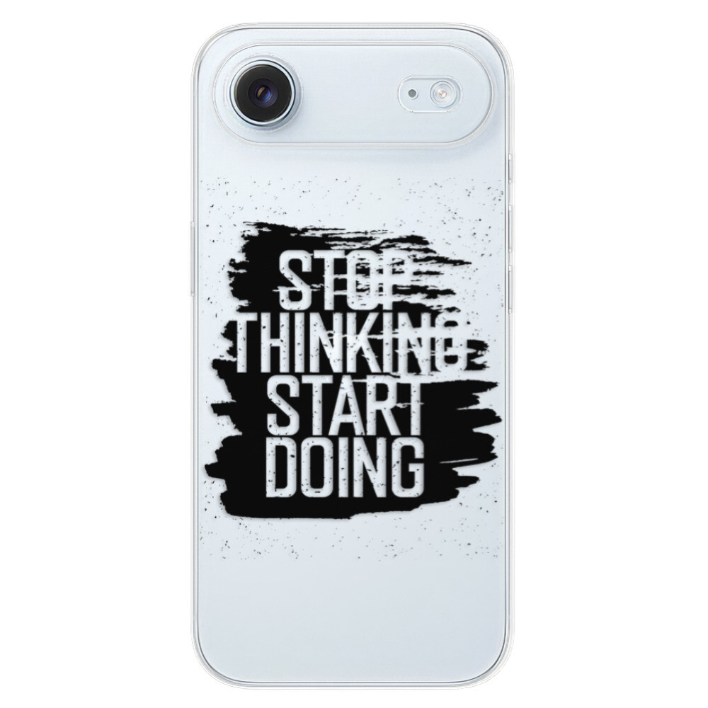 Odolné silikónové puzdro iSaprio - Start Doing - black - iPhone 17 Air