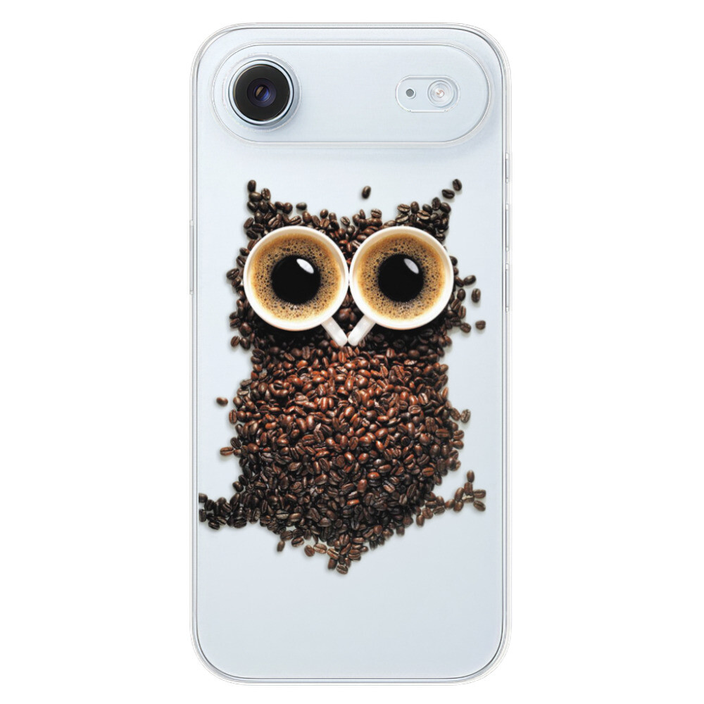 Odolné silikónové puzdro iSaprio - Owl And Coffee - iPhone 17 Air