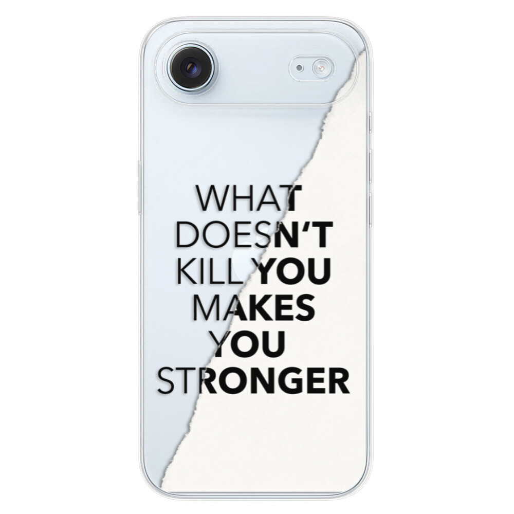 Odolné silikónové puzdro iSaprio - Makes You Stronger - iPhone 17 Air