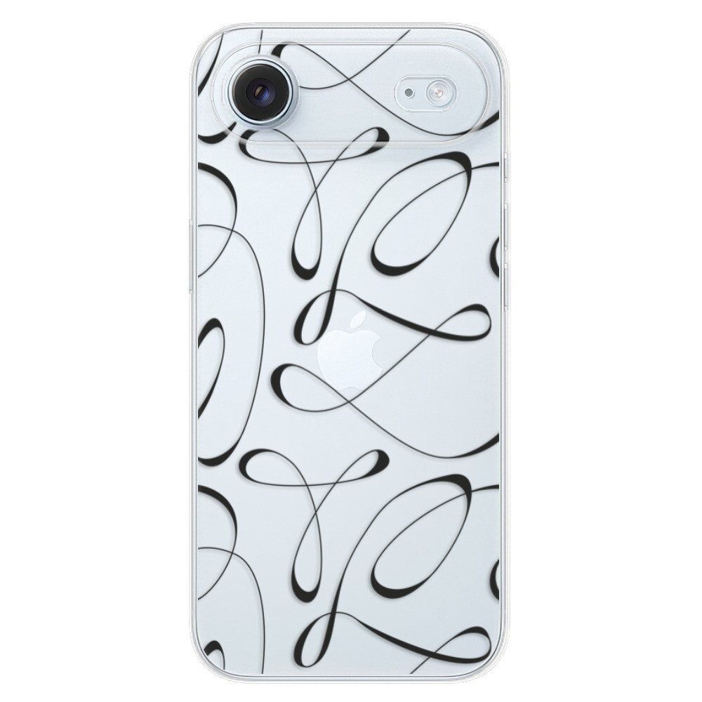 Odolné silikónové puzdro iSaprio - Fancy - black - iPhone 17 Air
