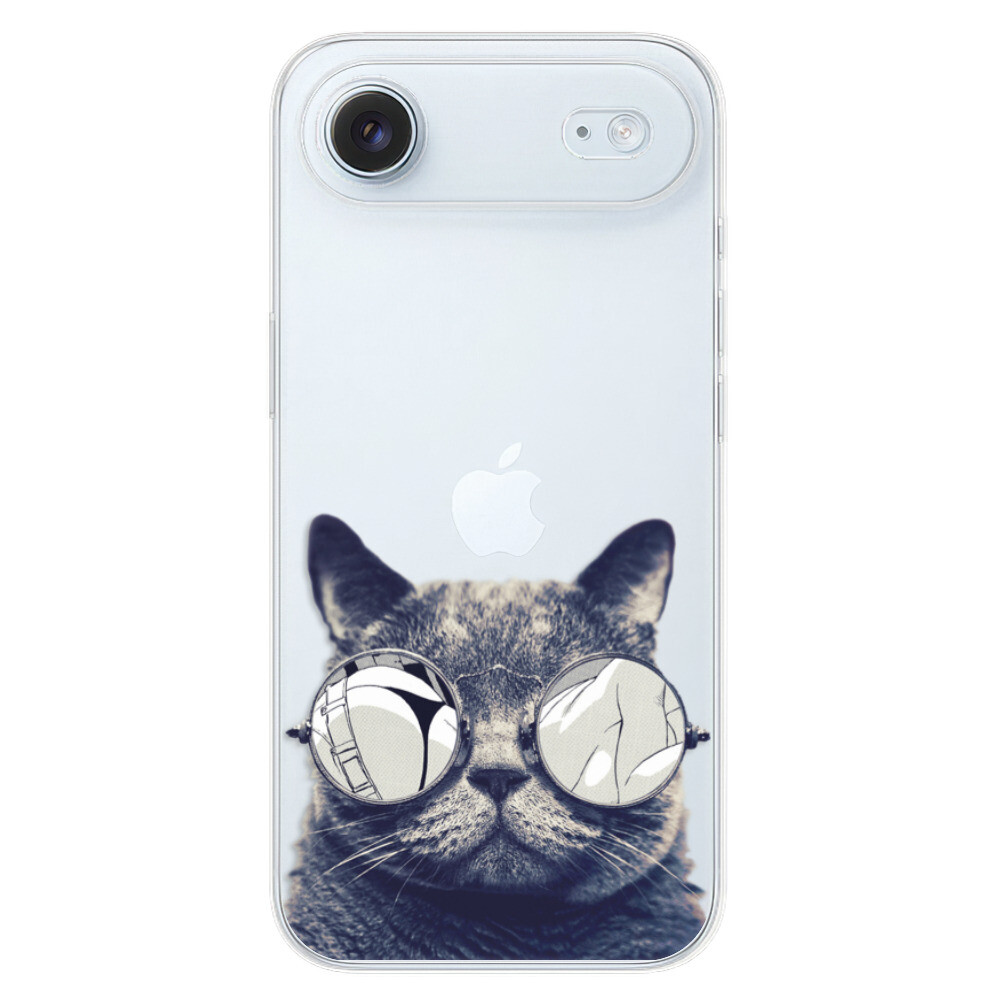 Odolné silikónové puzdro iSaprio - Crazy Cat 01 - iPhone 17 Air