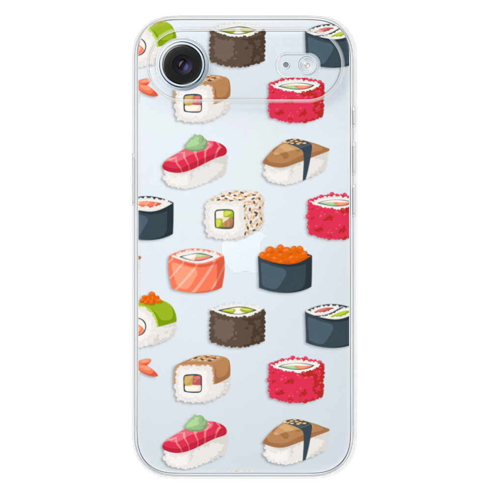 Odolné silikónové puzdro iSaprio - Sushi Pattern - iPhone 17 Air