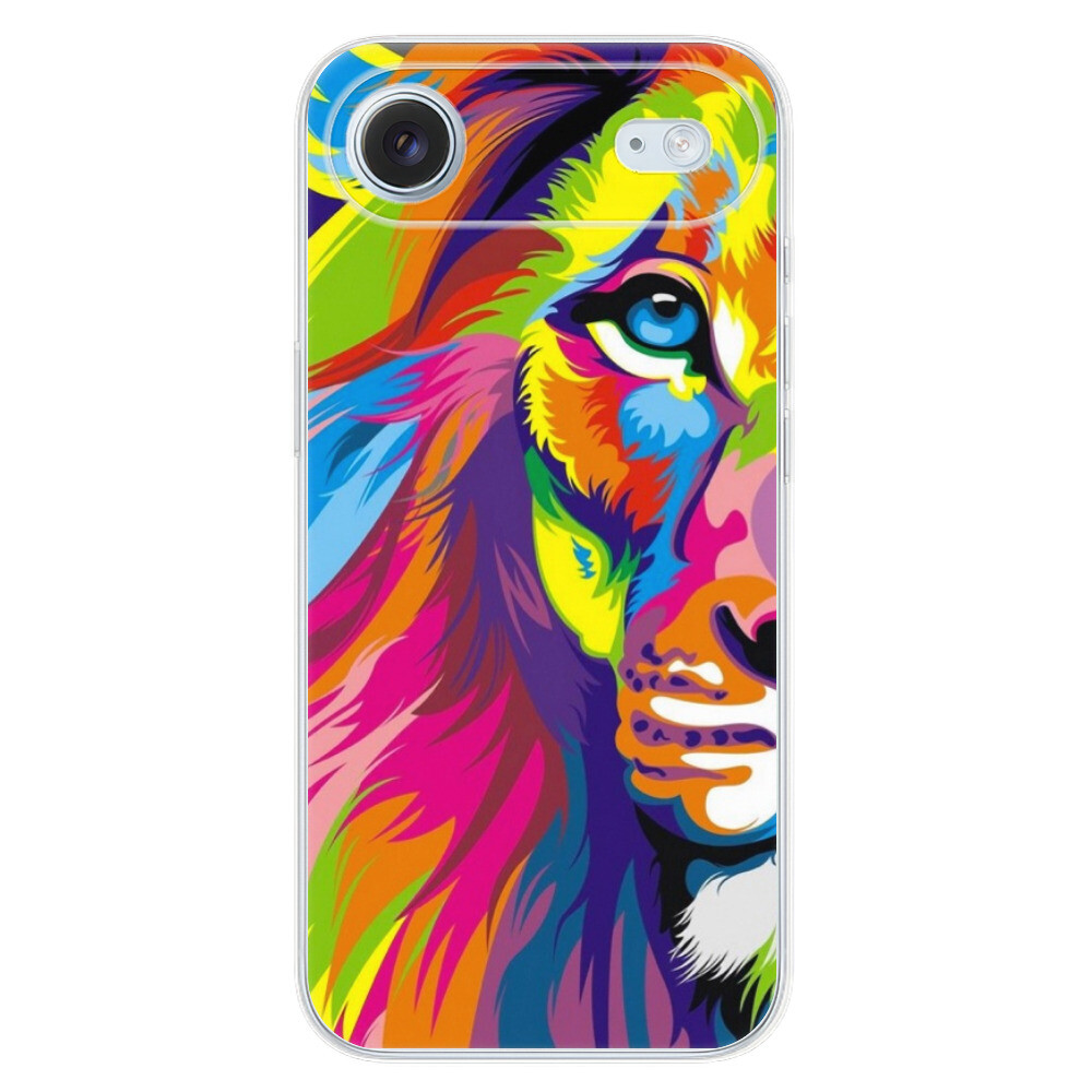 Odolné silikónové puzdro iSaprio - Rainbow Lion - iPhone 17 Air