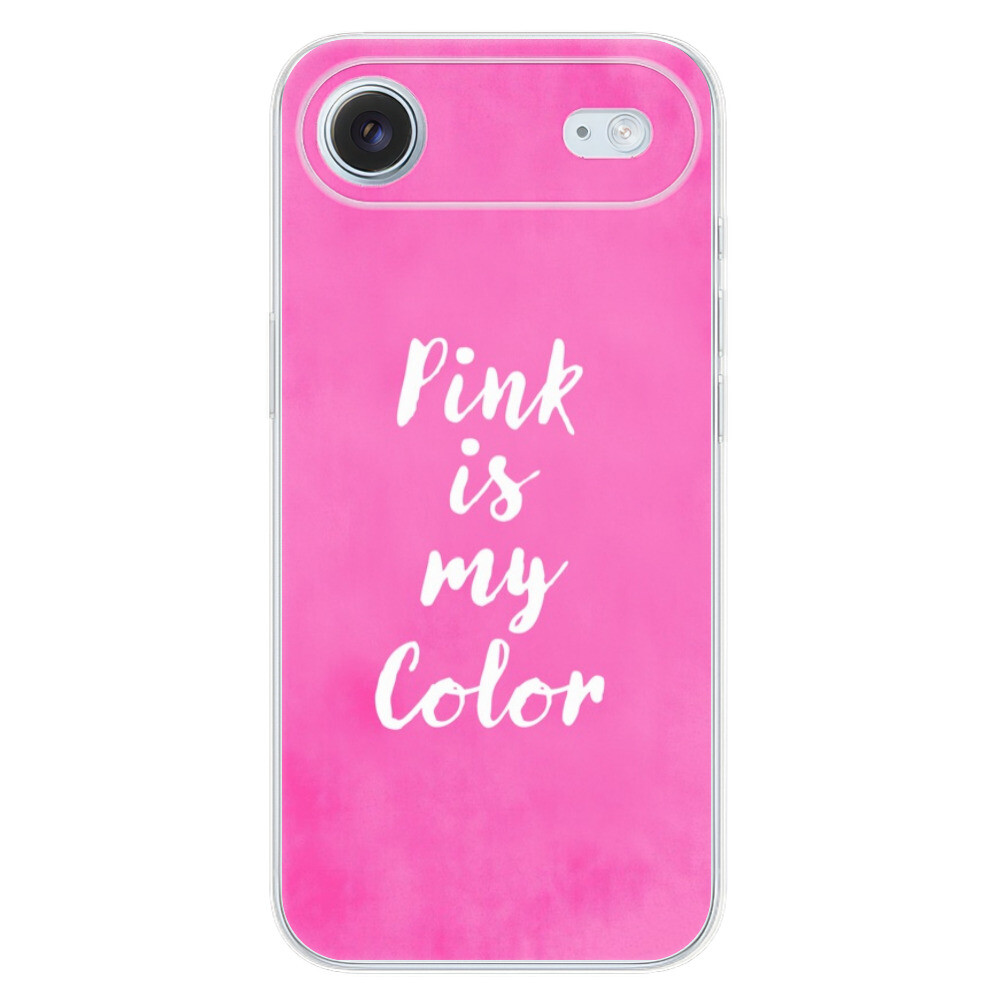 Odolné silikónové puzdro iSaprio - Pink is my color - iPhone 17 Air