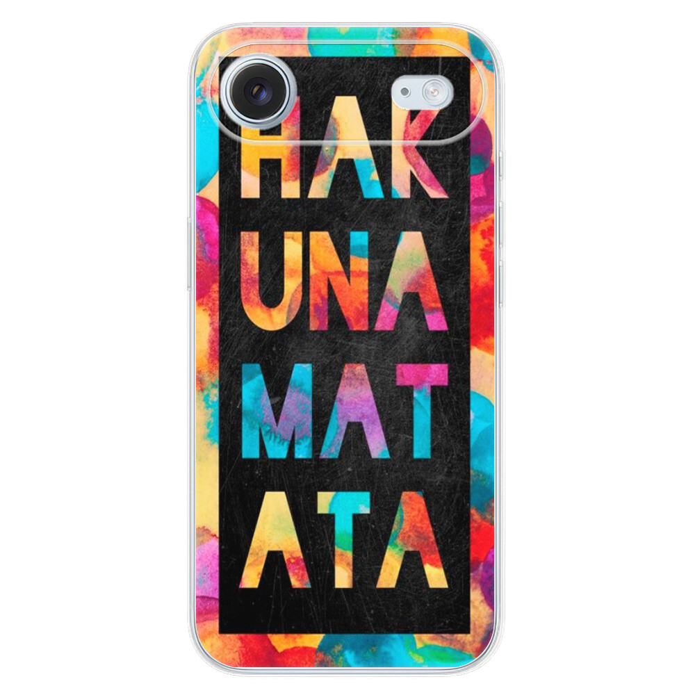 Odolné silikónové puzdro iSaprio - Hakuna Matata 01 - iPhone 17 Air