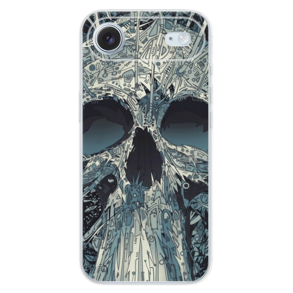 Odolné silikónové puzdro iSaprio - Abstract Skull - iPhone 17 Air