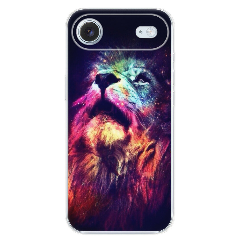 Odolné silikónové puzdro iSaprio - Lion in Colors - iPhone 17 Air