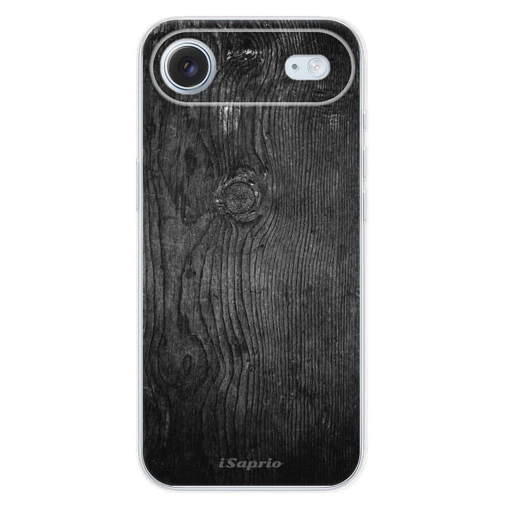 Odolné silikónové puzdro iSaprio - Black Wood 13 - iPhone 17 Air