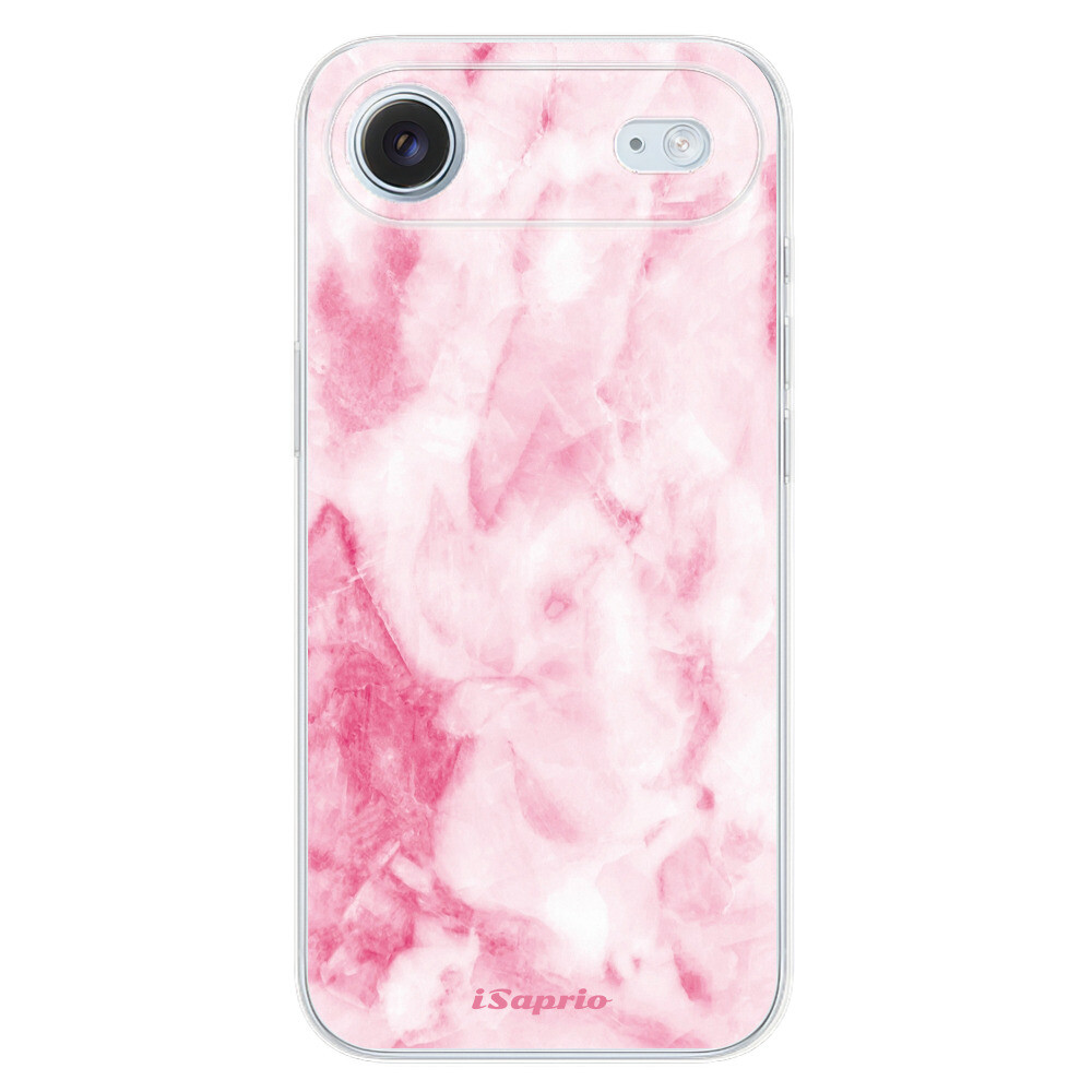 Odolné silikónové puzdro iSaprio - RoseMarble 16 - iPhone 17 Air